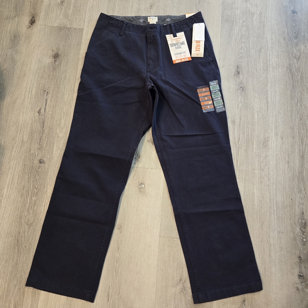 Dockers Straight Fit Smart 360 Flex Downtime Khaki Pants Sz 33x30 NWT